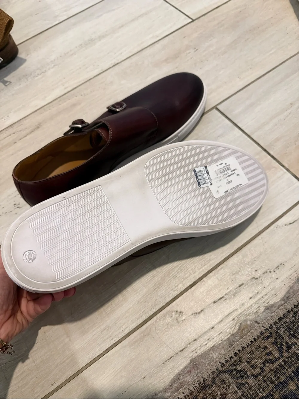 Magnanni Double Monk Leather Sneakers